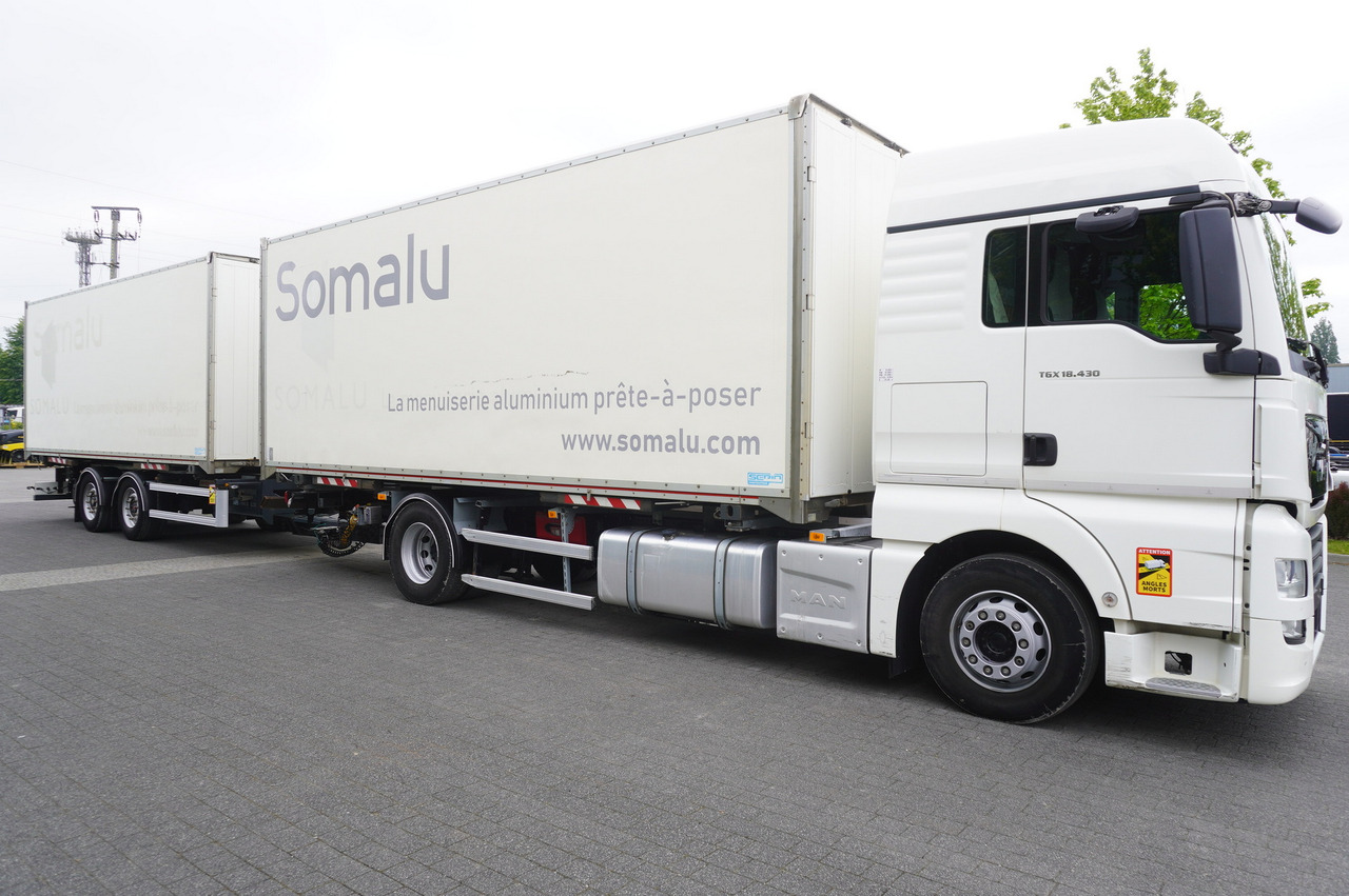 MAN TGX 18.430 / 18 EPAL box / Fruehauf 18 EPAL box trailer / 2021 - Camion furgon: Foto 4 MAN TGX 18.430 / 18 EPAL box / Fruehauf 18 EPAL box trailer / 2021 - Camion furgon: Foto 4