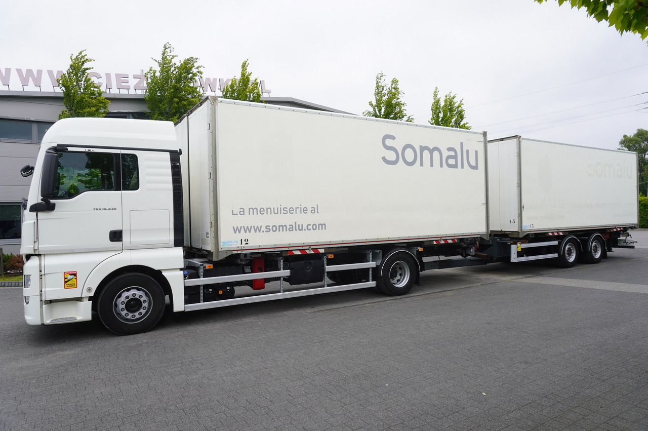 MAN TGX 18.430 / 18 EPAL box / Fruehauf 18 EPAL box trailer / 2021 - Camion furgon: Foto 2 MAN TGX 18.430 / 18 EPAL box / Fruehauf 18 EPAL box trailer / 2021 - Camion furgon: Foto 2