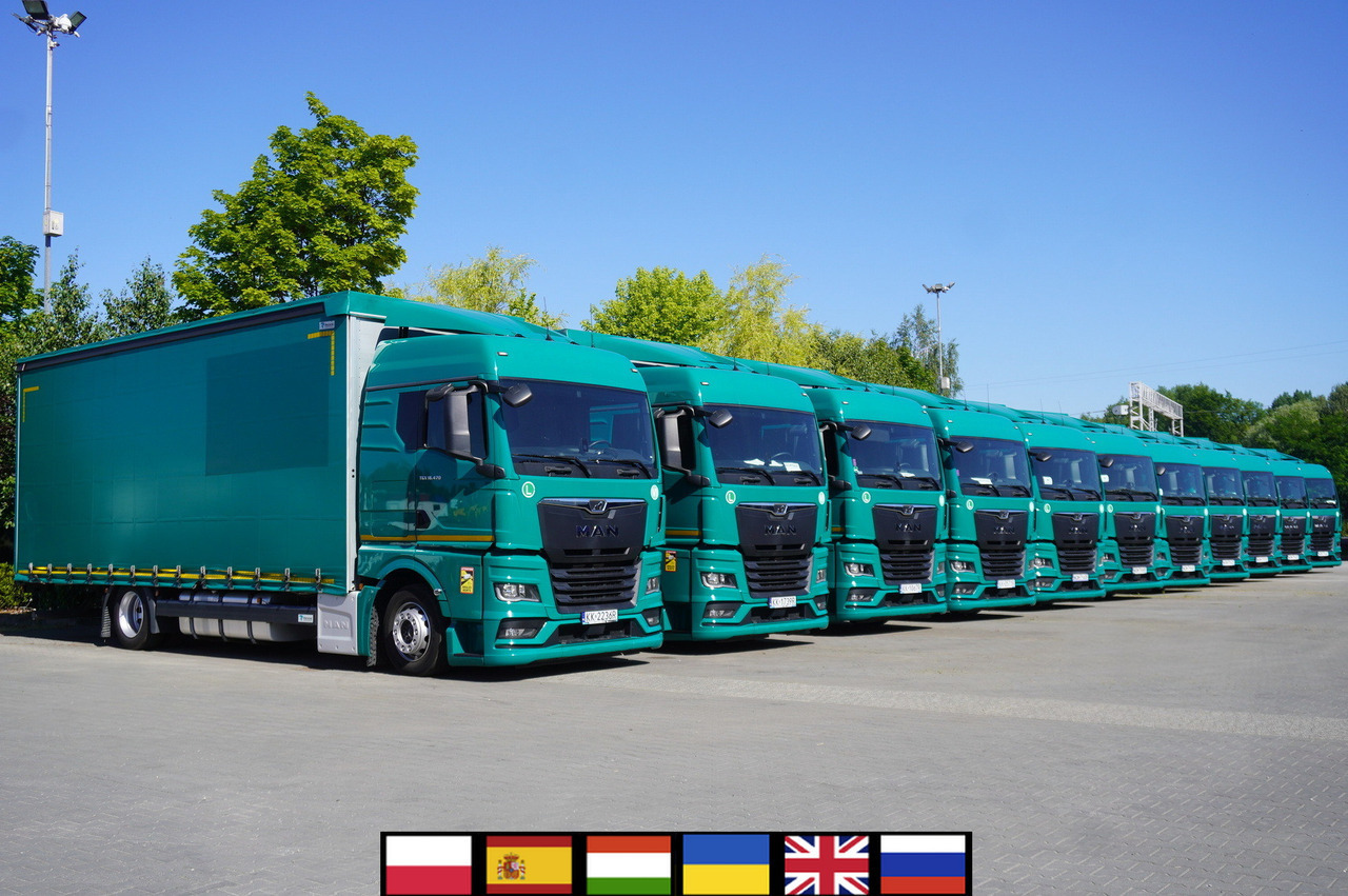 MAN TGX 18.470 / 2022 / Curtainsider 19 EPAL / Retarder / 15 units - Camion cu prelată: Foto 1 MAN TGX 18.470 / 2022 / Curtainsider 19 EPAL / Retarder / 15 units - Camion cu prelată: Foto 1