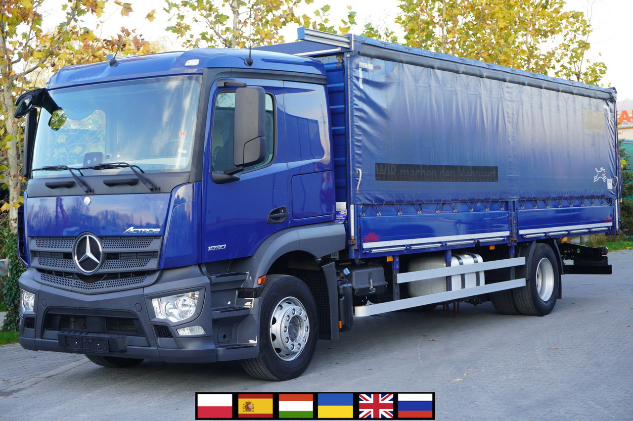 MERCEDES-BENZ Actros 1830 4x2 E6 / Curtainsider 18 EPAL / Sleeper cab - Camion cu prelată: Foto 1 MERCEDES-BENZ Actros 1830 4x2 E6 / Curtainsider 18 EPAL / Sleeper cab - Camion cu prelată: Foto 1
