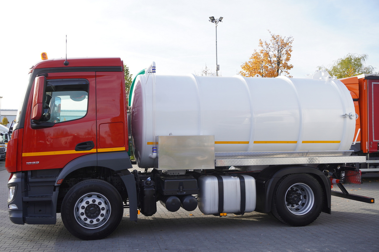 Camion cisternă MERCEDES-BENZ Actros 1833 / 260 tho. km / NEW septic tank 11000 l: Foto 6
