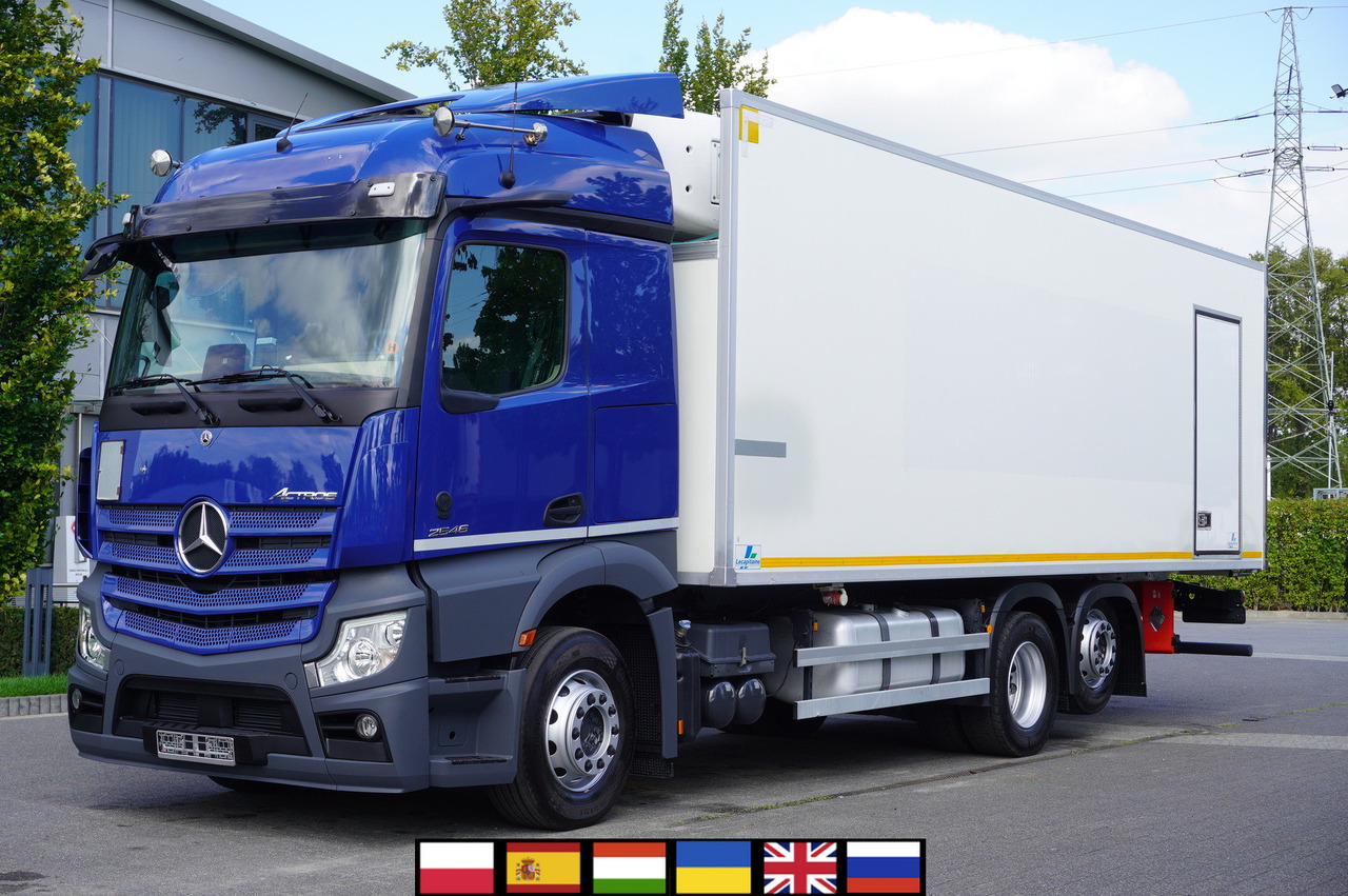 MERCEDES-BENZ Actros 2546 / Lecapitaine refrigerator 20 EPAL / Multitemperature / Carrier Supra 1150 MT - Camion frigider: Foto 1 MERCEDES-BENZ Actros 2546 / Lecapitaine refrigerator 20 EPAL / Multitemperature / Carrier Supra 1150 MT - Camion frigider: Foto 1