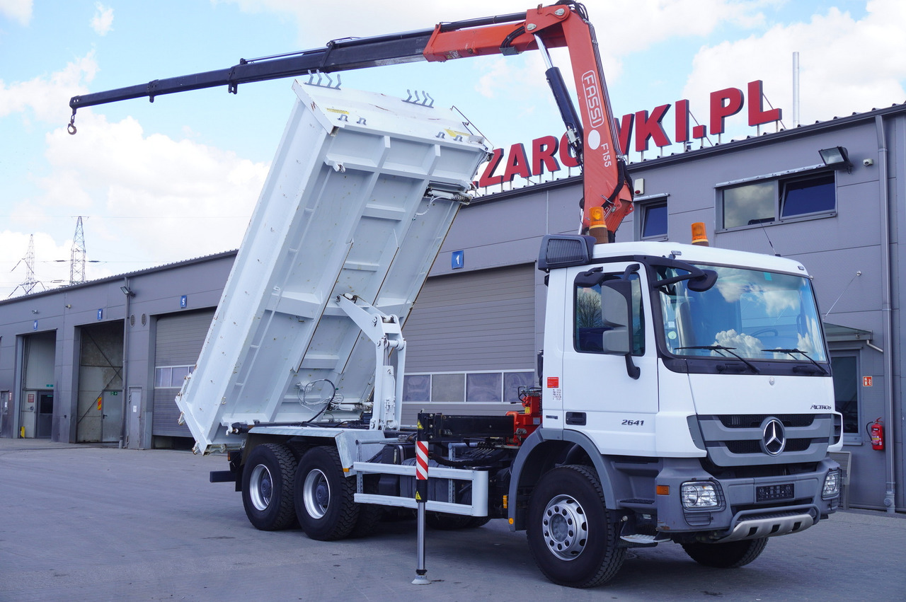 MERCEDES-BENZ Actros 2641 6×4 E5 / Crane / Dumper / 110000 km! - Automacara: Foto 1 MERCEDES-BENZ Actros 2641 6×4 E5 / Crane / Dumper / 110000 km! - Automacara: Foto 1