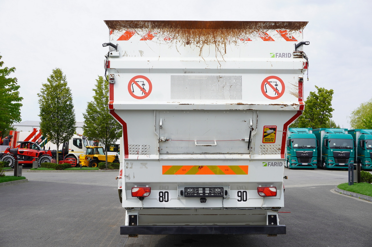 MERCEDES-BENZ Antos 3240 8x2 / Tajfun 5T crane / Farid Industries garbage truck/ 3 steered axles - Camion cu macara: Foto 5 MERCEDES-BENZ Antos 3240 8x2 / Tajfun 5T crane / Farid Industries garbage truck/ 3 steered axles - Camion cu macara: Foto 5