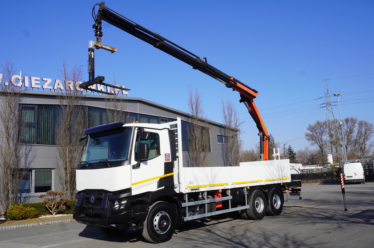 RENAULT C380 / 6x4 / HDS Palfinger PK 18002-EH 6000 kg - Camion cu macara: Foto 1 RENAULT C380 / 6x4 / HDS Palfinger PK 18002-EH 6000 kg - Camion cu macara: Foto 1