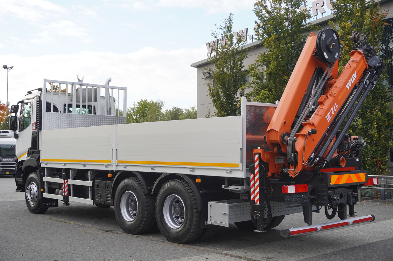RENAULT C380 Comfort 6x4 / Atlas 172.3E crane / Range 12.3 m / capacity 6.1 t / Flatbed 17 EPAL - Camion platformă, Camion cu macara: Foto 5 RENAULT C380 Comfort 6x4 / Atlas 172.3E crane / Range 12.3 m / capacity 6.1 t / Flatbed 17 EPAL - Camion platformă, Camion cu macara: Foto 5