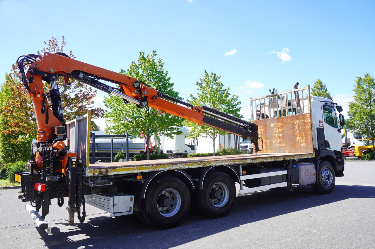 RENAULT C380 Comfort 6x4 / Atlas 6.1 T crane / range 12.3 m - Camion platformă, Camion cu macara: Foto 4 RENAULT C380 Comfort 6x4 / Atlas 6.1 T crane / range 12.3 m - Camion platformă, Camion cu macara: Foto 4