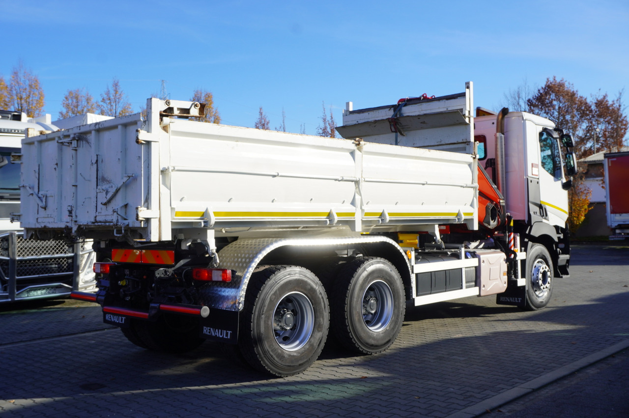 RENAULT C380 E6 6×4 / HDS Fassi F135 2700 MTH / Range 8 m / 5.6 t lifting capacity / 3-side tipper / Bortmatic - Camion basculantă, Camion cu macara: Foto 4 RENAULT C380 E6 6×4 / HDS Fassi F135 2700 MTH / Range 8 m / 5.6 t lifting capacity / 3-side tipper / Bortmatic - Camion basculantă, Camion cu macara: Foto 4