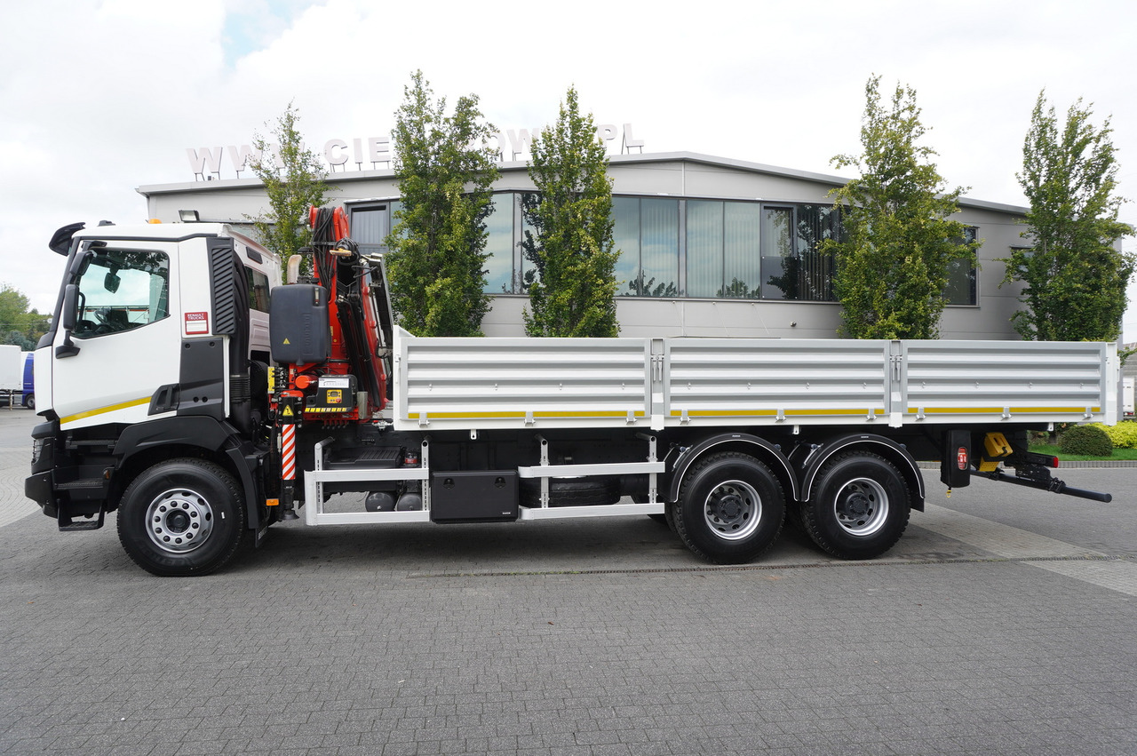 RENAULT K380 6×4 / FASSI F175 crane 7.85 t / 120 thousand km! / 2-sided tipper - Camion cu macara: Foto 5 RENAULT K380 6×4 / FASSI F175 crane 7.85 t / 120 thousand km! / 2-sided tipper - Camion cu macara: Foto 5