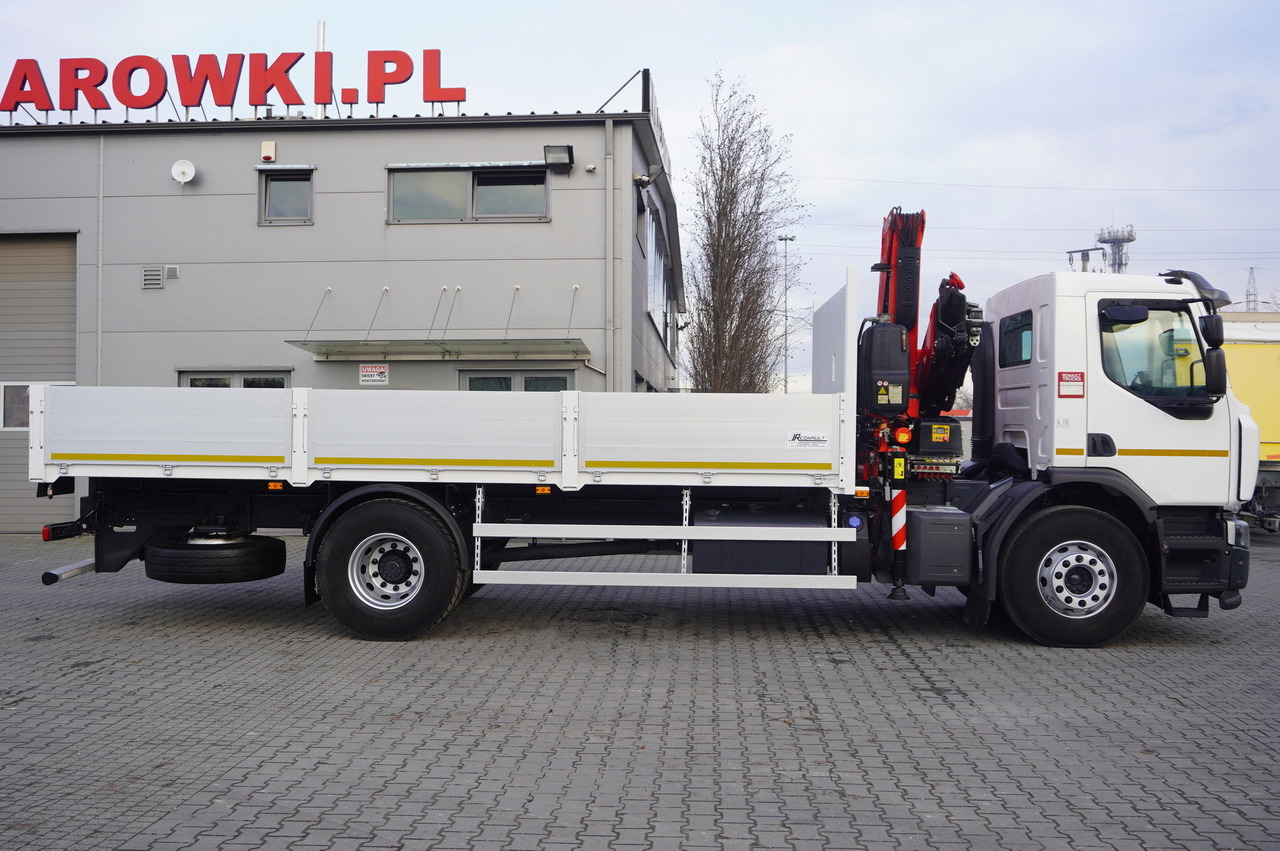 Renault C320 P4x2 E6 / Fassi 5.6 t / Range 8 m / Platform 15 EPAL - Camion platformă, Camion cu macara: Foto 3 Renault C320 P4x2 E6 / Fassi 5.6 t / Range 8 m / Platform 15 EPAL - Camion platformă, Camion cu macara: Foto 3