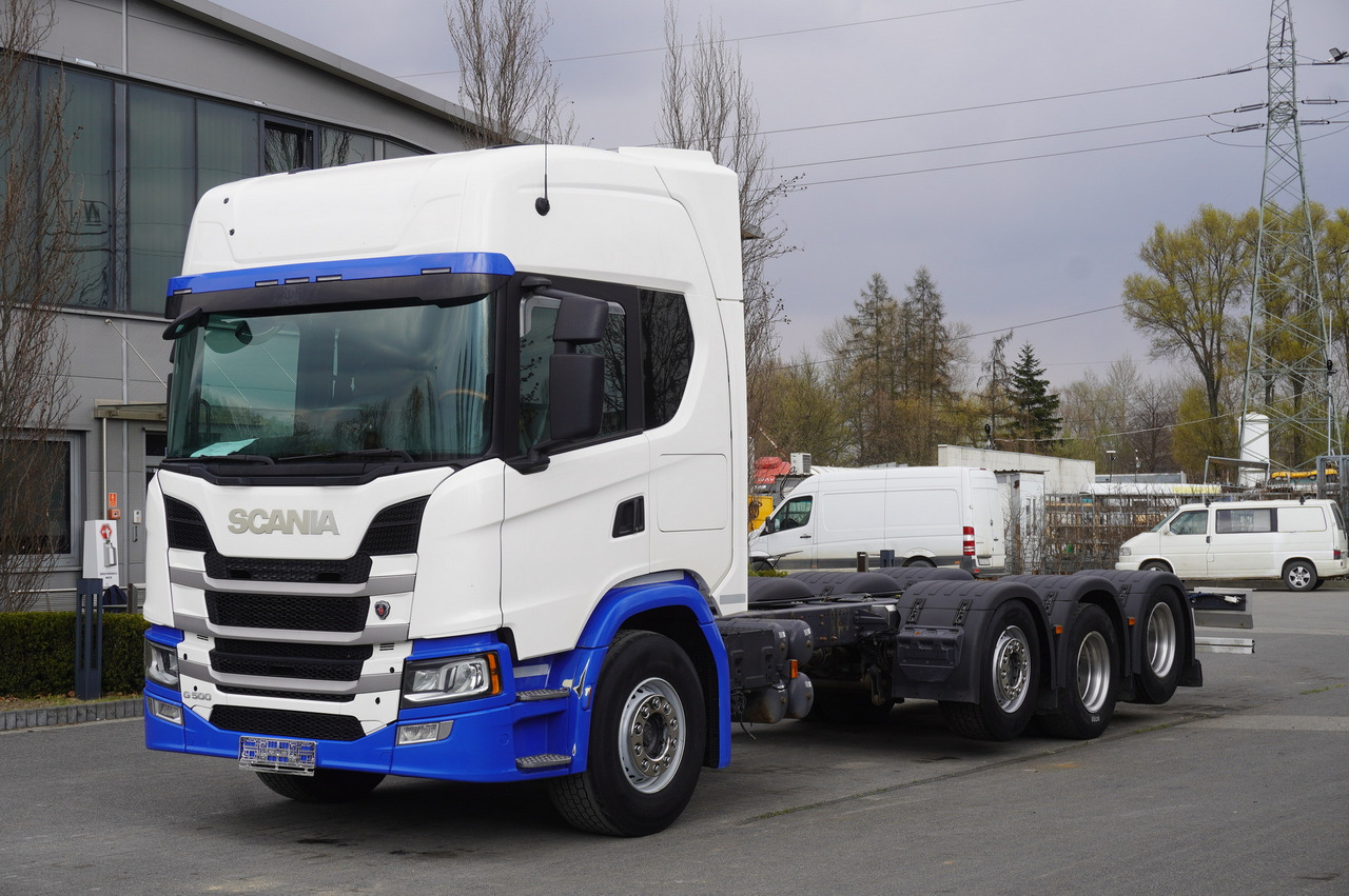 SCANIA G500 8x2 / 2nd axis steered / Chassis 8.35 m / 2021 - Camion şasiu: Foto 1 SCANIA G500 8x2 / 2nd axis steered / Chassis 8.35 m / 2021 - Camion şasiu: Foto 1