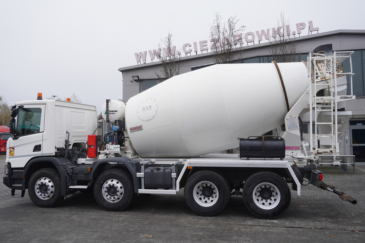 SCANIA P410 XT 8x4 / 80 tho. km!!! / SCHWING-STATTER AM 9 FHC 9 m3 concrete mixer - Autobetonieră: Foto 5 SCANIA P410 XT 8x4 / 80 tho. km!!! / SCHWING-STATTER AM 9 FHC 9 m3 concrete mixer - Autobetonieră: Foto 5