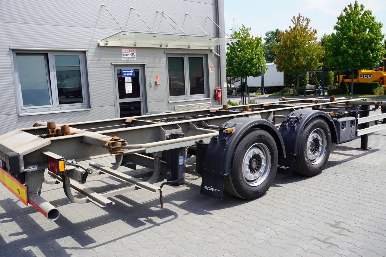 SPIER Trailer ZWL 290 BDF / 18 t - Remorcă şasiu: Foto 1 SPIER Trailer ZWL 290 BDF / 18 t - Remorcă şasiu: Foto 1