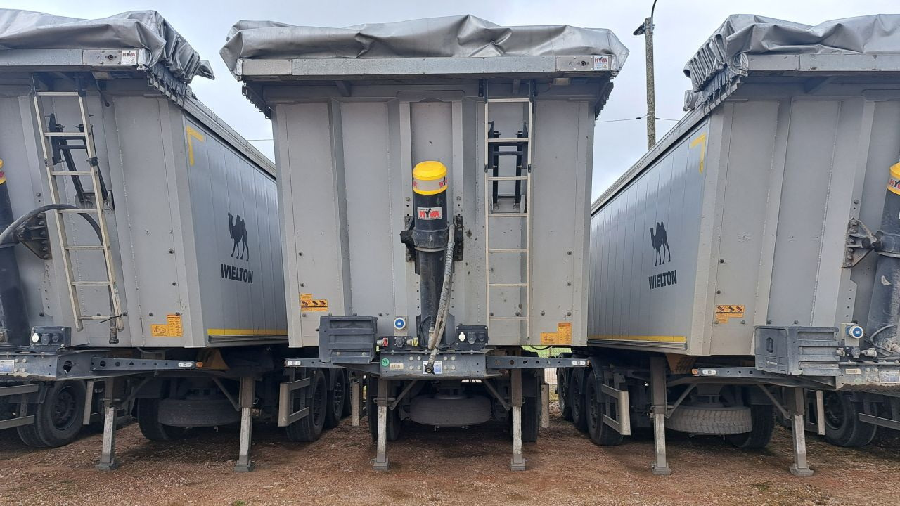 WIELTON NW-3 / weight 6.2 t / capacity 38m3 / Electrically folded roof / Teflon / 20 units, 2022 - Semiremorcă basculantă: Foto 2 WIELTON NW-3 / weight 6.2 t / capacity 38m3 / Electrically folded roof / Teflon / 20 units, 2022 - Semiremorcă basculantă: Foto 2