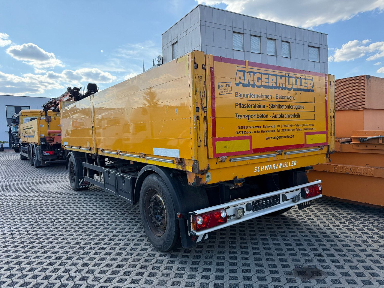 Schwarzmüller T 202 L: 6500 mm - Remorcă platformă: Foto 4 Schwarzmüller T 202 L: 6500 mm - Remorcă platformă: Foto 4