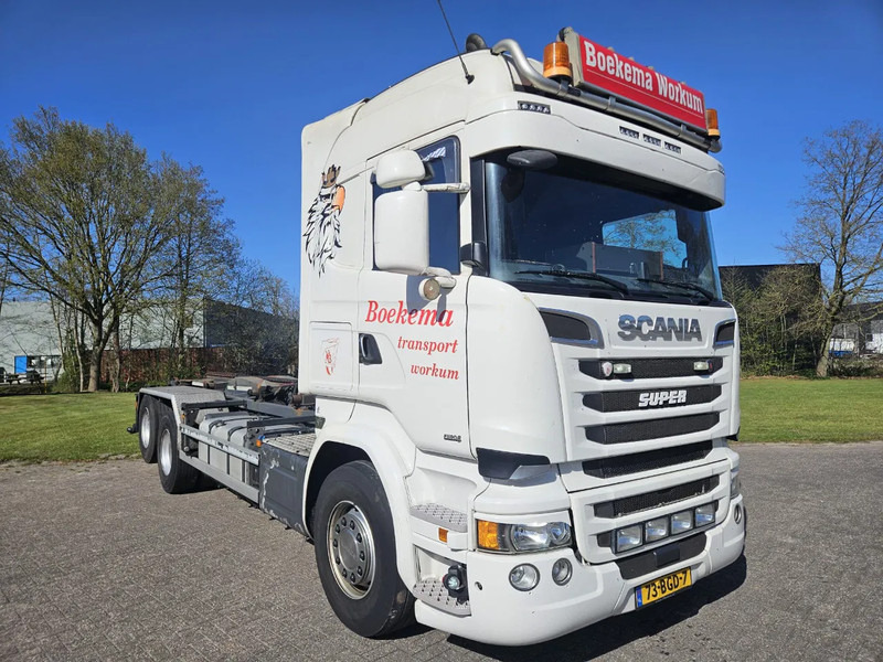 Scania R520 6X2 Retarder King o/t Road V8 - Camion transport containere/ Swap body: Foto 2 Scania R520 6X2 Retarder King o/t Road V8 - Camion transport containere/ Swap body: Foto 2