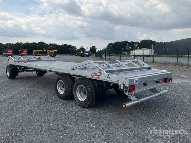 2022 Fliegl DPW180 Tri/A (Unused) Bale Wagon - Remorcă platforma agricolă: Foto 3 2022 Fliegl DPW180 Tri/A (Unused) Bale Wagon - Remorcă platforma agricolă: Foto 3