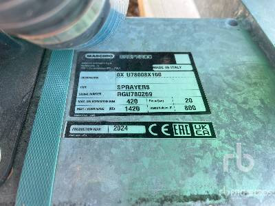 MASCHIO GASPARDO SAURO 800/10 10 m (Unused) - Maşină de erbicidat: Foto 5 MASCHIO GASPARDO SAURO 800/10 10 m (Unused) - Maşină de erbicidat: Foto 5