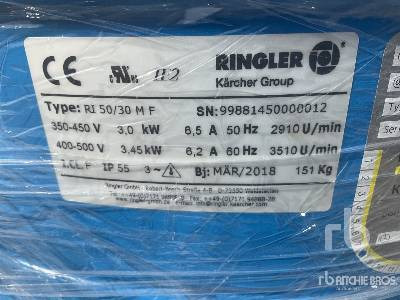 RINGLER RI 50/30 MF Electric Industrial (Unused) - Aspirator industrial: Foto 5 RINGLER RI 50/30 MF Electric Industrial (Unused) - Aspirator industrial: Foto 5