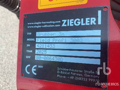 ZIEGLER FIELD PROFI 300 (Unused) - Cultivator: Foto 5 ZIEGLER FIELD PROFI 300 (Unused) - Cultivator: Foto 5