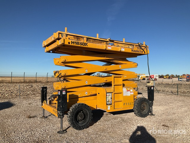 2004 Haulotte H18SX 4x4 Diesel Scissor Lift - Platforma foarfeca: Foto 1 2004 Haulotte H18SX 4x4 Diesel Scissor Lift - Platforma foarfeca: Foto 1