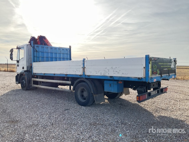 2008 Iveco Eurocargo 120E22 2005 Palfinger PK7501 Articulat ... Flatbed Truck with Crane - Camion platformă, Camion cu macara: Foto 3 2008 Iveco Eurocargo 120E22 2005 Palfinger PK7501 Articulat ... Flatbed Truck with Crane - Camion platformă, Camion cu macara: Foto 3
