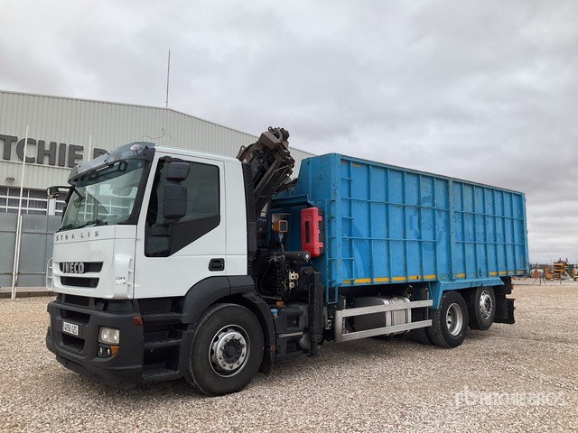 2010 Iveco Stralis 310 2010 Atlas 165.2E Knuckle Boom ... Dump Truck with Crane - Camion basculantă: Foto 1 2010 Iveco Stralis 310 2010 Atlas 165.2E Knuckle Boom ... Dump Truck with Crane - Camion basculantă: Foto 1