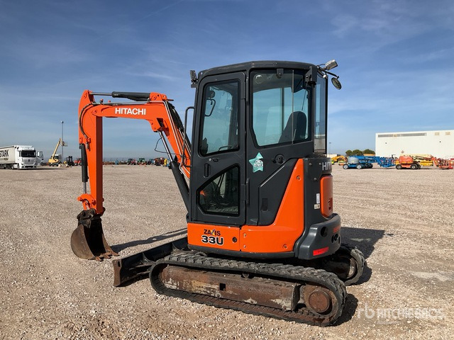 2016 Hitachi ZX33U-5 Mini Excavator: <6.6t - Mini excavator: Foto 3 2016 Hitachi ZX33U-5 Mini Excavator: <6.6t - Mini excavator: Foto 3