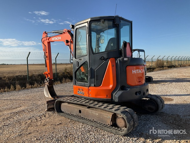 2016 Hitachi ZX55U-5 Mini Excavator: <6.6t - Mini excavator: Foto 3 2016 Hitachi ZX55U-5 Mini Excavator: <6.6t - Mini excavator: Foto 3