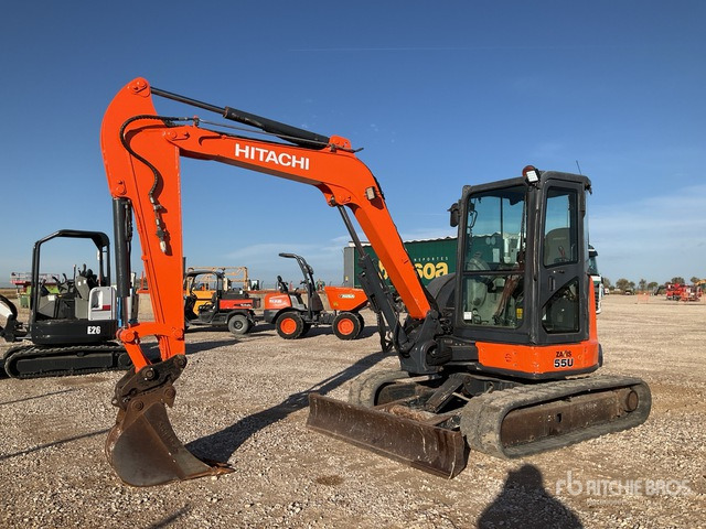 2016 Hitachi ZX55U-5 Mini Excavator: <6.6t - Mini excavator: Foto 1 2016 Hitachi ZX55U-5 Mini Excavator: <6.6t - Mini excavator: Foto 1