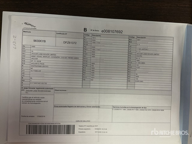 2019 Jaguar E Pace SUV - SUV: Foto 5 2019 Jaguar E Pace SUV - SUV: Foto 5