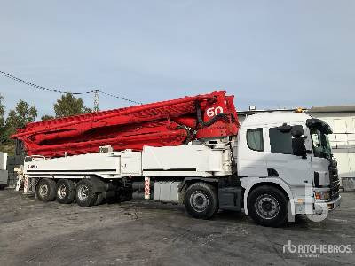 SCANIA P124 NA420 2005 Junjin JJ-M5517 56 m on 10 ... - Autopompă de beton: Foto 4 SCANIA P124 NA420 2005 Junjin JJ-M5517 56 m on 10 ... - Autopompă de beton: Foto 4