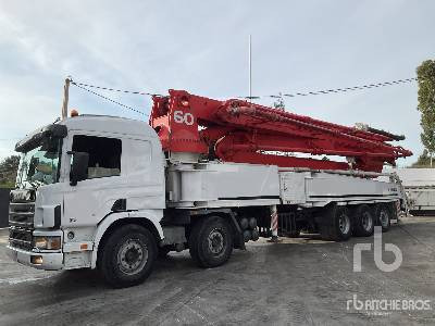 SCANIA P124 NA420 2005 Junjin JJ-M5517 56 m on 10 ... - Autopompă de beton: Foto 1 SCANIA P124 NA420 2005 Junjin JJ-M5517 56 m on 10 ... - Autopompă de beton: Foto 1