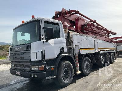 SCANIA PC124 C420 2005 KCP KCP48ZX200 48 m on 10x ... - Autopompă de beton: Foto 1 SCANIA PC124 C420 2005 KCP KCP48ZX200 48 m on 10x ... - Autopompă de beton: Foto 1