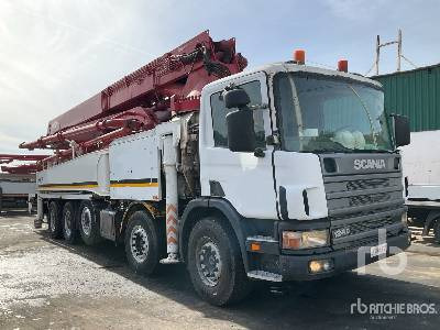 SCANIA PC124 C420 2005 KCP KCP48ZX200 48 m on 10x ... - Autopompă de beton: Foto 4 SCANIA PC124 C420 2005 KCP KCP48ZX200 48 m on 10x ... - Autopompă de beton: Foto 4