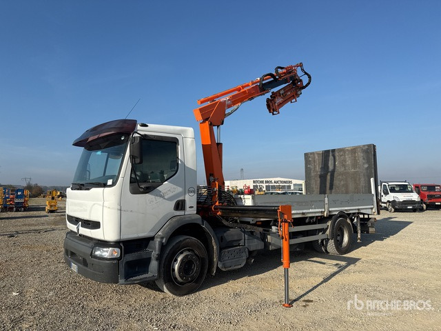 2000 Renault Premium 300 2000 Benelli 10510/3S2 6000 kg ... Flatbed Truck with Crane - Camion platformă, Camion cu macara: Foto 1 2000 Renault Premium 300 2000 Benelli 10510/3S2 6000 kg ... Flatbed Truck with Crane - Camion platformă, Camion cu macara: Foto 1