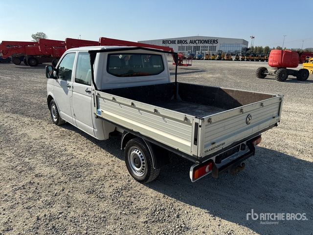 2014 Volkswagen Transporter Crew Cab Flatbed Truck - Autoutilitară cu platformă: Foto 3 2014 Volkswagen Transporter Crew Cab Flatbed Truck - Autoutilitară cu platformă: Foto 3