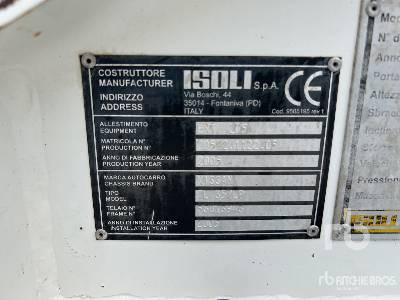 Camion cu nacela NISSAN CABSTAR 35.10 2005 Isoli PNT205 20 m on: Foto 6
