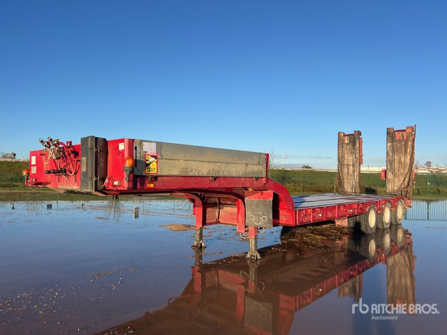 2002 Robuste Kaiser S5703P Tri/A Semi-Remorque Porte-Engin ... Lowboy Trailer - Semiremorcă transport agabaritic: Foto 1 2002 Robuste Kaiser S5703P Tri/A Semi-Remorque Porte-Engin ... Lowboy Trailer - Semiremorcă transport agabaritic: Foto 1