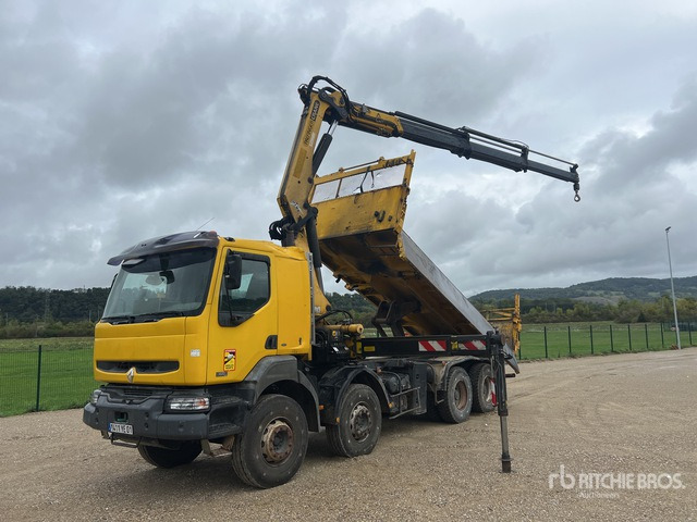 2006 Renault Kerax 380 2005 Palfinger PK20002 6100 kg ... Dump Truck with Crane - Camion basculantă: Foto 1 2006 Renault Kerax 380 2005 Palfinger PK20002 6100 kg ... Dump Truck with Crane - Camion basculantă: Foto 1