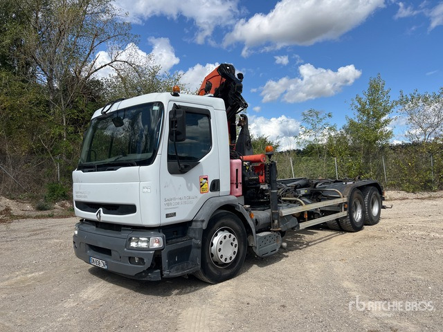 2006 Renault Premium 320DdCi 6x2 Camion Ampliroll Avec Grue ... Roll-Off Truck - Camion cu cârlig: Foto 2 2006 Renault Premium 320DdCi 6x2 Camion Ampliroll Avec Grue ... Roll-Off Truck - Camion cu cârlig: Foto 2