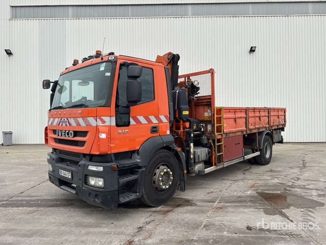 2008 Iveco Stralis 310 2007 Fassi F130A-21 5730 kg on ... Flatbed Truck with Crane - Camion platformă, Camion cu macara: Foto 1 2008 Iveco Stralis 310 2007 Fassi F130A-21 5730 kg on ... Flatbed Truck with Crane - Camion platformă, Camion cu macara: Foto 1
