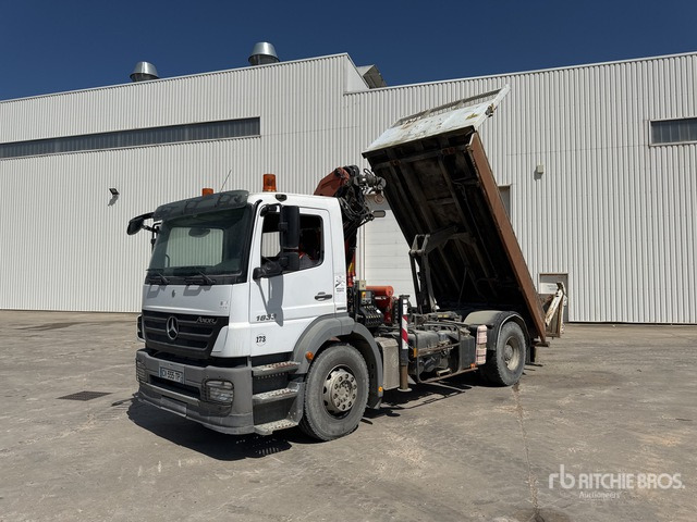 2008 Mercedes Axor 1833 2008 Palfinger PK15500 6100 kg ... Dump Truck with Crane - Camion basculantă, Camion cu macara: Foto 4 2008 Mercedes Axor 1833 2008 Palfinger PK15500 6100 kg ... Dump Truck with Crane - Camion basculantă, Camion cu macara: Foto 4