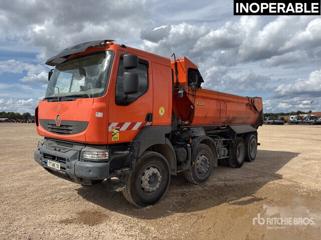 2008 Renault Kerax 410 DXi 8x4 Camion Benne (Inoperable) Tri/A Dump Truck - Camion basculantă: Foto 1 2008 Renault Kerax 410 DXi 8x4 Camion Benne (Inoperable) Tri/A Dump Truck - Camion basculantă: Foto 1