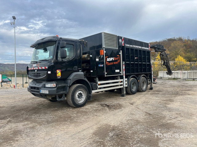 2008 Renault Kerax 450DXi MTS on 6x4 Camion Aspiratrice 6x4 Vacuum Excavator Truck - Maşină pentru vidanjări: Foto 1 2008 Renault Kerax 450DXi MTS on 6x4 Camion Aspiratrice 6x4 Vacuum Excavator Truck - Maşină pentru vidanjări: Foto 1
