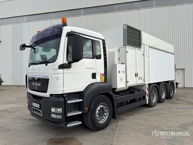 2011 MAN TGS35.480 2010 MTS 4A14T36.000V on 8x4 Ca ... Vacuum Excavator Truck - Maşină pentru vidanjări: Foto 1 2011 MAN TGS35.480 2010 MTS 4A14T36.000V on 8x4 Ca ... Vacuum Excavator Truck - Maşină pentru vidanjări: Foto 1