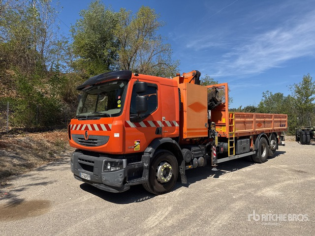 2012 Renault Premium 380DXi Fassi F155A.0.23 6000 kg Articu ... Flatbed Truck with Crane - Camion platformă, Camion cu macara: Foto 2 2012 Renault Premium 380DXi Fassi F155A.0.23 6000 kg Articu ... Flatbed Truck with Crane - Camion platformă, Camion cu macara: Foto 2