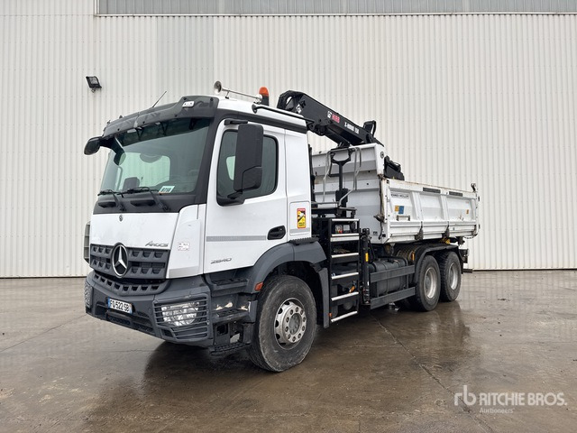 2020 Mercedes-Benz Arocs 2640 2019 Hiab BL158HD01417 5000 kg ... Dump Truck with Crane - Camion basculantă: Foto 1 2020 Mercedes-Benz Arocs 2640 2019 Hiab BL158HD01417 5000 kg ... Dump Truck with Crane - Camion basculantă: Foto 1