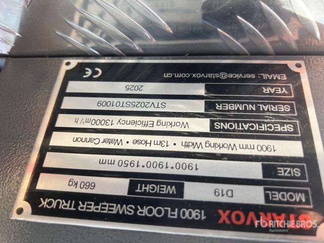 2025 STARVOX D19 Mini-Balayeuse (Non Utilise) En ... Sweeper Truck - Măturătoare stradală: Foto 2 2025 STARVOX D19 Mini-Balayeuse (Non Utilise) En ... Sweeper Truck - Măturătoare stradală: Foto 2