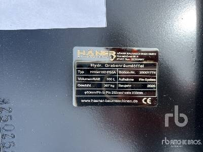 HAENER HHG4160-P50A 1600 mm Hydraulic Tilting Tilt ... - Cupă excavator: Foto 5 HAENER HHG4160-P50A 1600 mm Hydraulic Tilting Tilt ... - Cupă excavator: Foto 5